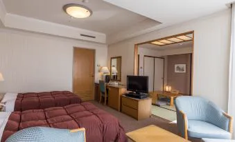 草津溫泉巴士總站外觀,2026年8月24日至9月23日Hotel Village接駁集中於此